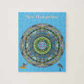 New Hampshire Staatmandala-Puzzlespiel Puzzle (Vertikal)