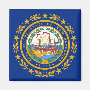 New Hampshire Staats-Flagge Magnet