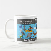 New Hampshire Staats-GedenkTasse Kaffeetasse (Links)
