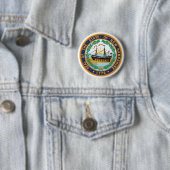 New Hampshire Staats-Siegel Button (Beispiel)