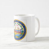 New Hampshire Staats-Siegel Kaffeetasse (VorderseiteRechts)