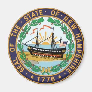New Hampshire Staats-Siegel Magnet