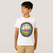 New Hampshire Staats-Siegel T-Shirt (Vorne ganz)
