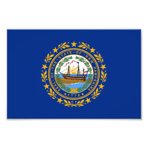 New Hampshire Staatsflagge Fotodruck