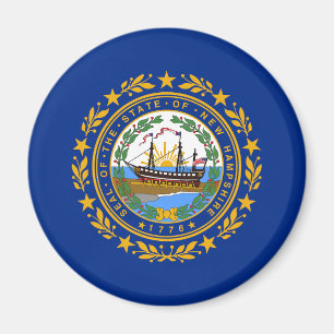 New Hampshire Staatsflagge Magnet