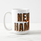 New Hampshire State Symbol Red Spotted Newt Forest Kaffeetasse (Links)