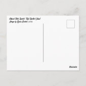 New Hampshire State Symbol Red Spotted Newt Stripe Postkarte (Rückseite)