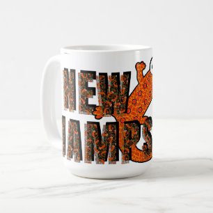 New Hampshire State Symbol Rotgefleckter Wassermol Kaffeetasse