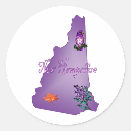 New Hampshire Sticker (Vorderseite)