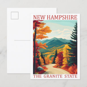 New Hampshire The Granite Staat USA Travel Place Postkarte