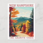 New Hampshire The Granite Staat USA Travel Place Postkarte (Vorderseite)