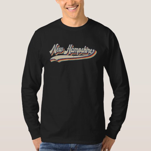 New Hampshire Throwback Vintage Classic T-Shirt (Vorderseite)