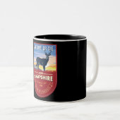 New Hampshire Two-Tone-Kaffee-Tasse Zweifarbige Tasse (VorderseiteRechts)