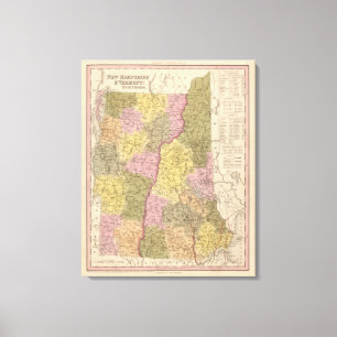 New Hampshire und Vermont 2 Leinwanddruck