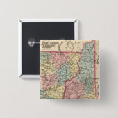 New Hampshire und Vermont 3 Button (Vorne & Hinten)