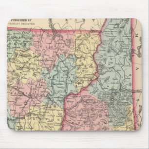 New Hampshire und Vermont 3 Mousepad