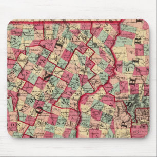New Hampshire und Vermont Mousepad