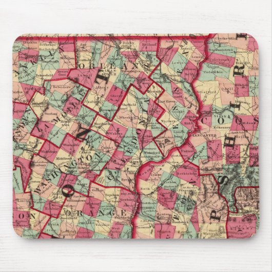 New Hampshire und Vermont Mousepad (Vorne)
