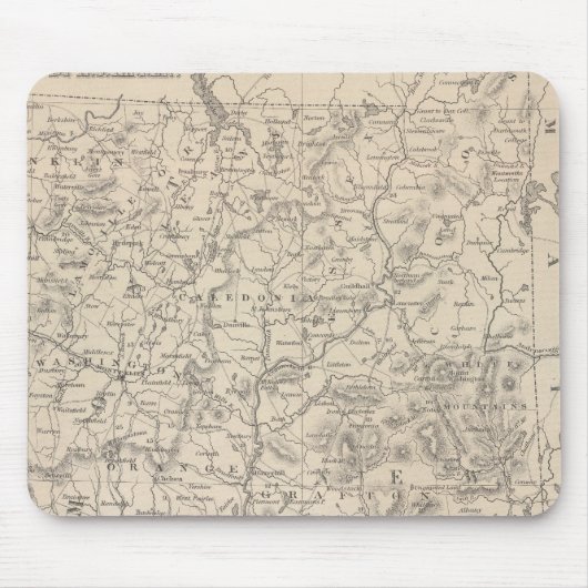New Hampshire und Vermont Mousepad (Vorne)