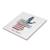 New Hampshire United Staaten Retro Staat Map Fliese (Seite)