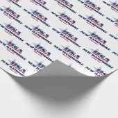 New Hampshire US Flagge Staat Geschenkpapier (Ecke)