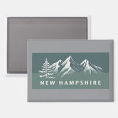 New Hampshire USA Magnet (Vorderseite/Rückseite)