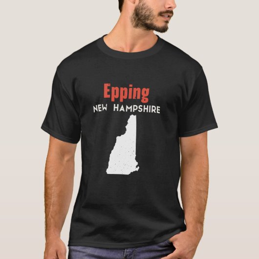 New Hampshire USA Staat America Travel Epping T-Shirt (Vorderseite)