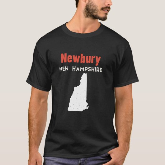 New Hampshire USA Staat America Travel Newbury T-Shirt (Vorderseite)