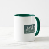 New Hampshire USA Tasse (VorderseiteRechts)