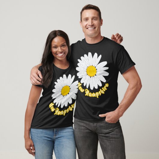 New Hampshire Vacation Flower Meadow Daisy Petals  T-Shirt (Unisex)