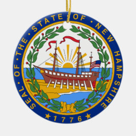 New Hampshire * Verzierung Keramik Ornament