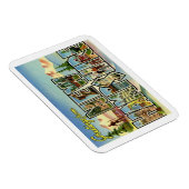 New Hampshire Vintage Travel Magnet (Rechte Seite)
