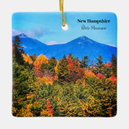 New Hampshire White Berge Keramikornament