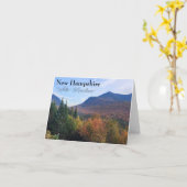 New Hampshire White Mountains 2 Karte (Gelbe Blume)