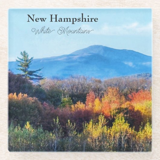 New Hampshire White Mountains Glasuntersetzer (Vorderseite)