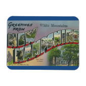 New Hampshire, White Mountains Magnet (Horizontal)