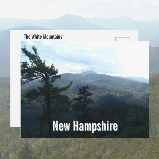 New Hampshire White Mountains Scenic View Postkarte