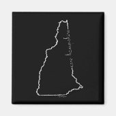 New Hampshire ZUHAUSE Magnet (Vorne)