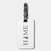 New Hampshire Zuhause Map Shaping Letter Word Art Gepäckanhänger (Rückseite vertikal)