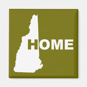 New Hampshire Zuhause weg vom Staat Kühlschrankmag Magnet