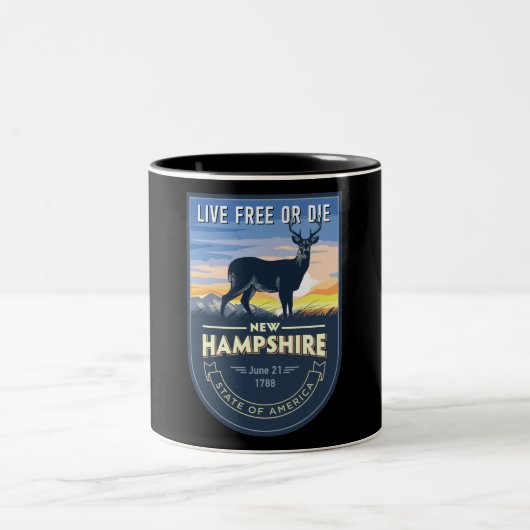 New Hampshire Zweifarbige Tasse (Mittel)