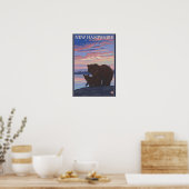 New HampshireBear and Cub Poster (Küche)