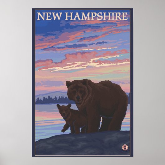 New HampshireBear and Cub Poster (Vorne)