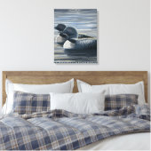 New HampshireCommon Loon Leinwanddruck (Insitu (Schlafzimmer))