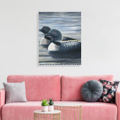 New HampshireCommon Loon Leinwanddruck (Insitu (Wohnzimmer))