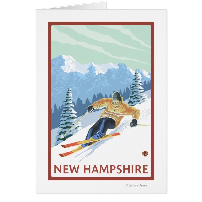 New HampshireDownhill Skier Scene (Vorne)