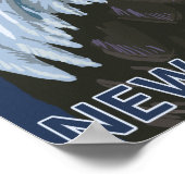 New HampshireEagle Up Nah Poster (Ecke)