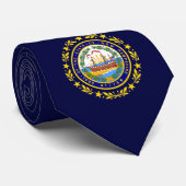 New Hampshireflagge Krawatte (Gerollt)