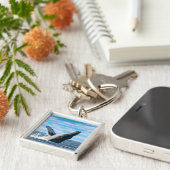 New HampshireHumpback Whale Scene Schlüsselanhänger (Seite)