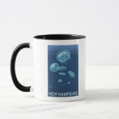 New HampshireJellyfish Scene Tasse (Links)